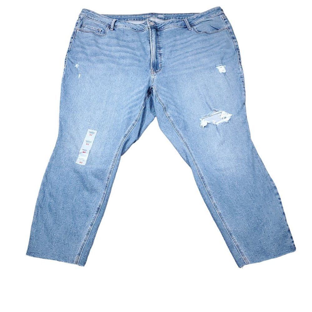 Old Navy High Rise Rockstar Super Skinny Jeans Women's Plus Size 28 Light Wash